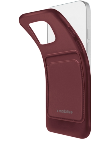 Mobilize Rubber Gelly Card Case Samsung Galaxy A04s/A13 5G Matt Bordeaux