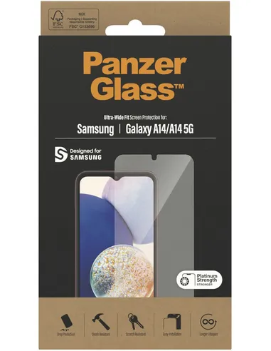 PanzerGlass Samsung Galaxy A14 4G/5G (2023) UWF Glass AB with EasyAligner