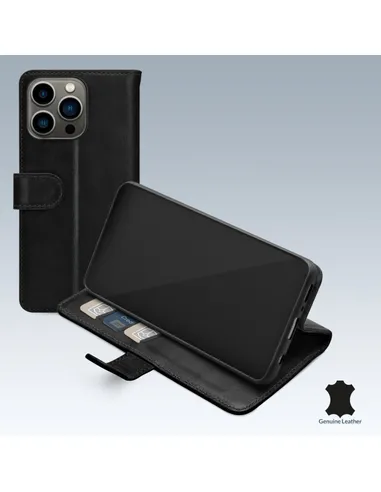 Mobilize Leather Wallet Apple iPhone 13 Pro Black